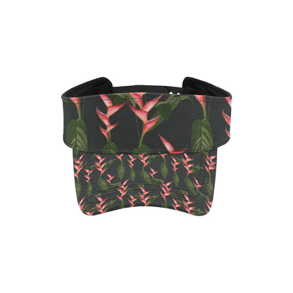 Heliconia Pattern Print Design HL07 Unisex Sun Visor
