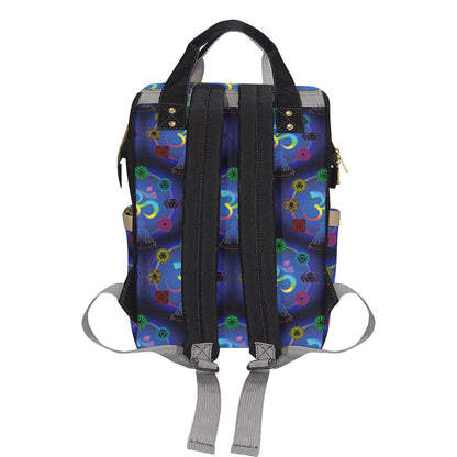 Chakra Zen Yoga OM Diaper Bag Backpack