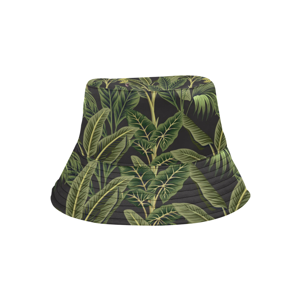 Banana Leaf Pattern Print Design BL04 Unisex Bucket Hat