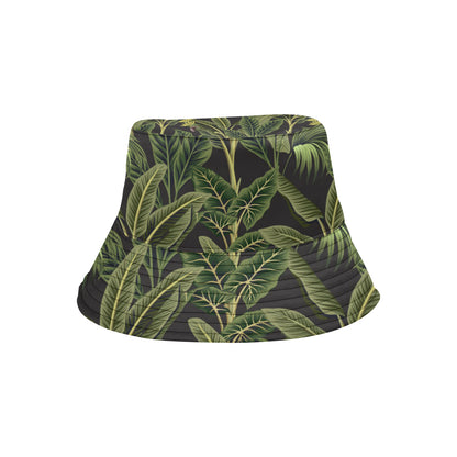 Banana Leaf Pattern Print Design BL04 Unisex Bucket Hat