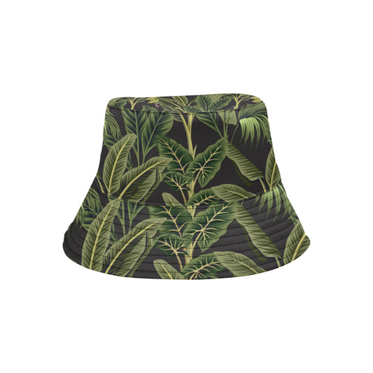 Banana Leaf Pattern Print Design BL04 Unisex Bucket Hat