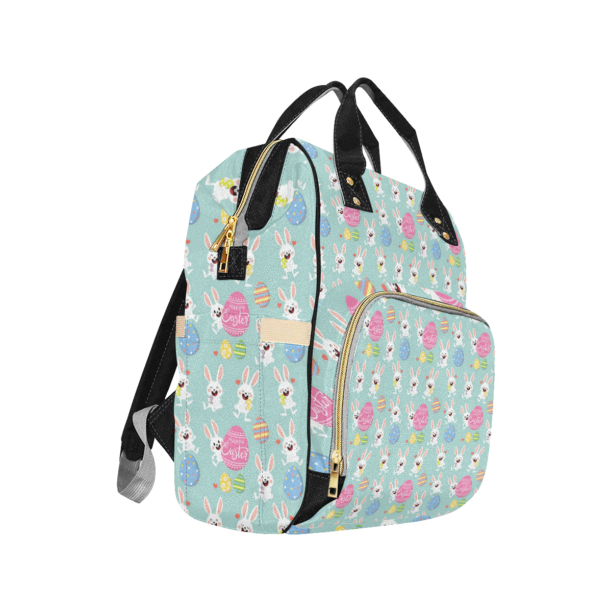 Easter Eggs Pattern Print Design RB014 Diaper Bag Backpack