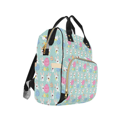Easter Eggs Pattern Print Design RB014 Diaper Bag Backpack