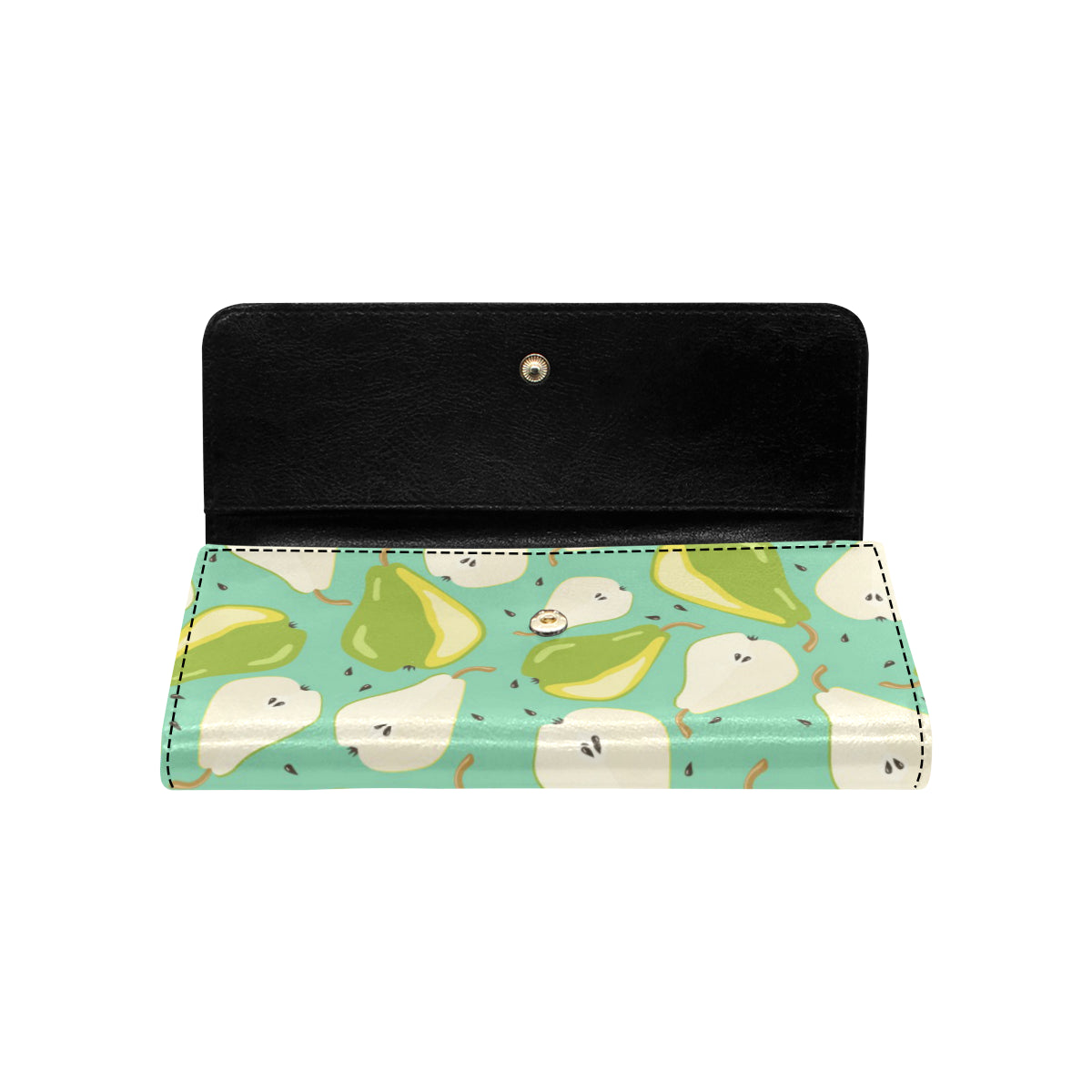 Pear Pattern Print Design PE04 Women's Trifold Wallet