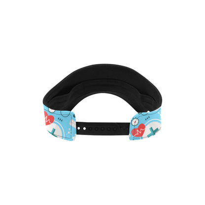 Medical Pattern Print Design 06 Unisex Sun Visor