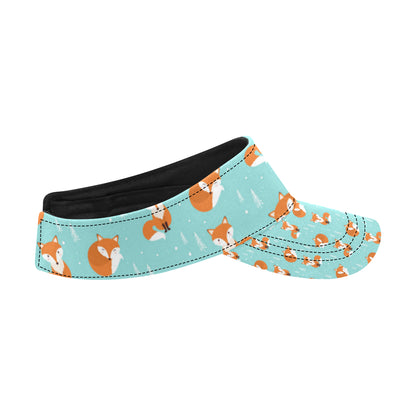 Fox Design Snow Print Pattern Unisex Sun Visor