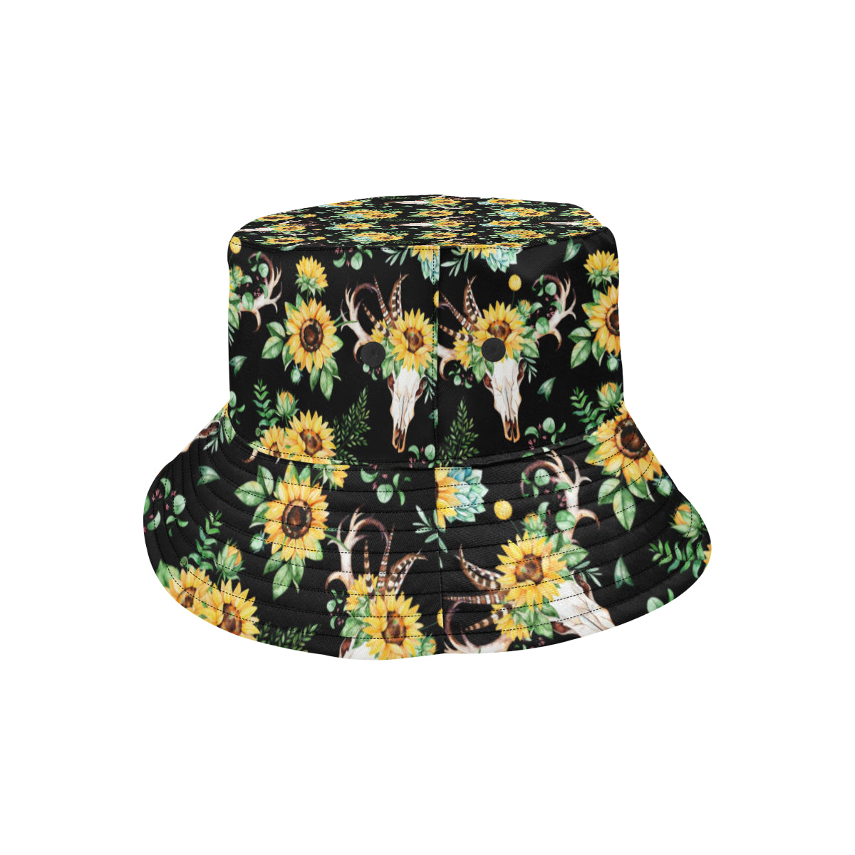 Sunflower Pattern Print Design SF08 Unisex Bucket Hat