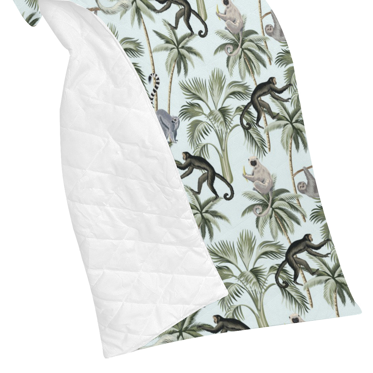 Rainforest Pattern Print Design RF04 Premium Quilt