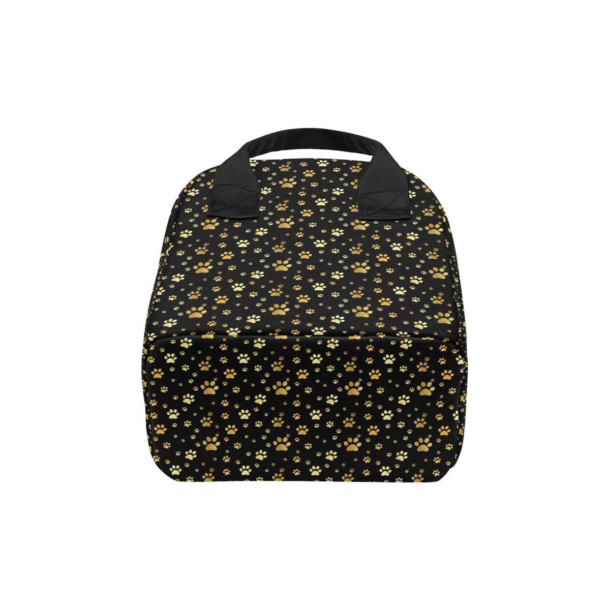 Paw Gold Print Insulated Lunch Bag