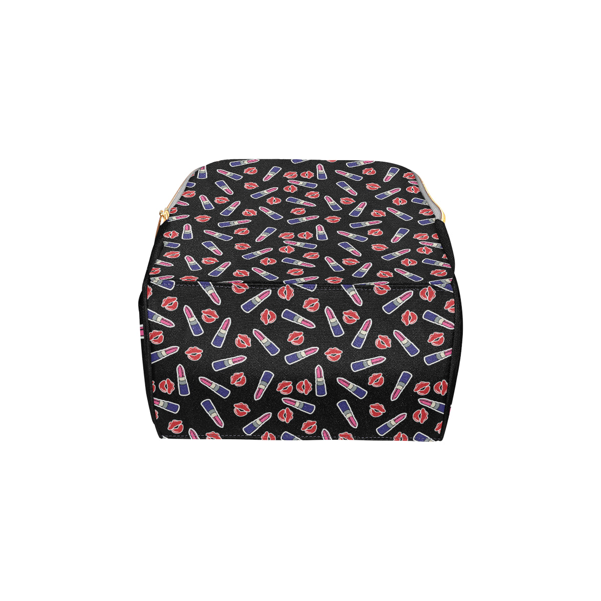 Lipstick Pattern Print Design LT01 Diaper Bag Backpack