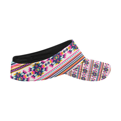 Indian Navajo Neon Themed Design Print Unisex Sun Visor