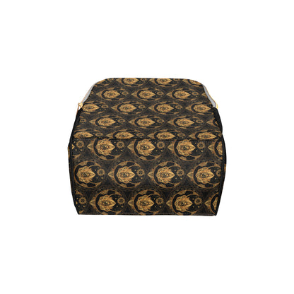 Sun Moon mandala Third eye Diaper Bag Backpack