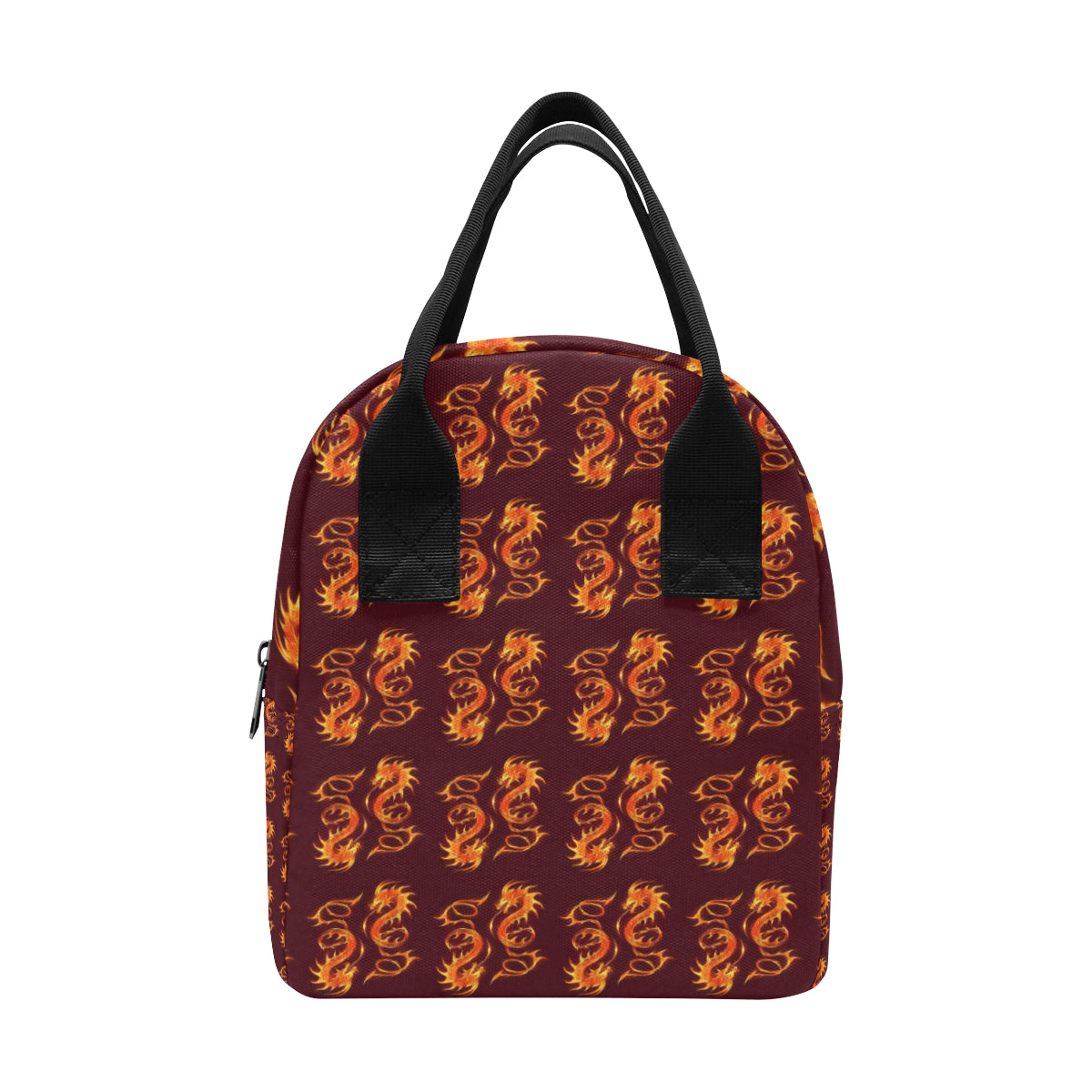 Dragons Fire Design Insulated Lunch Bag