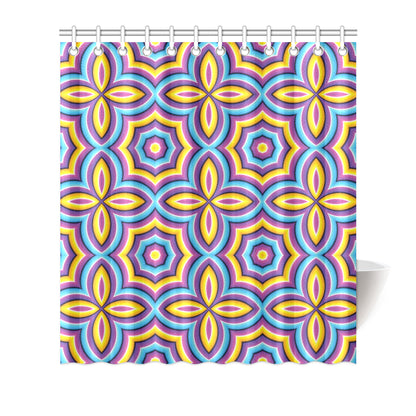 Optical illusion Pattern Print Design A03 Shower Curtain