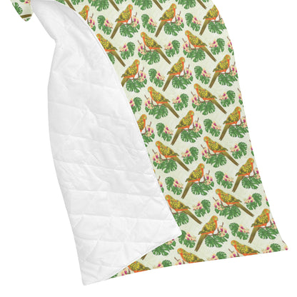 Conures Pattern Print Design 01 Premium Quilt