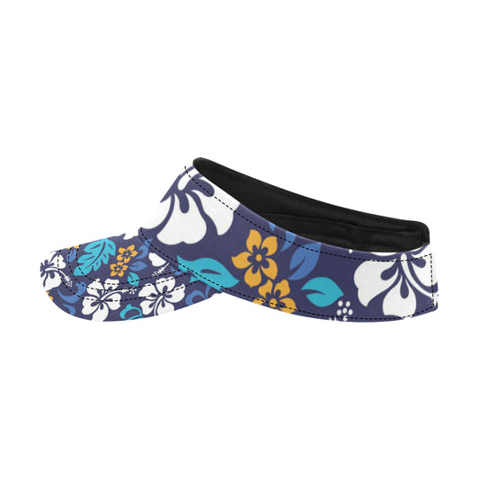 Hibiscus Pattern Print Design HB030 Unisex Sun Visor