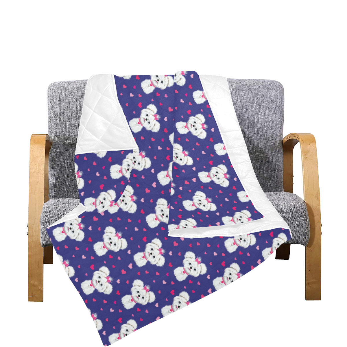 Maltese Pattern Print Design 02 Premium Quilt