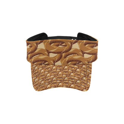 Bagel Pattern Print Design 02 Unisex Sun Visor