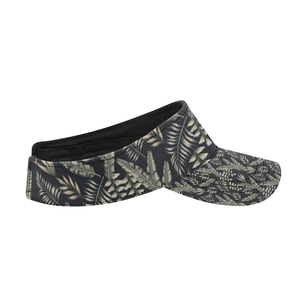 Banana Leaf Pattern Print Design 07 Unisex Sun Visor
