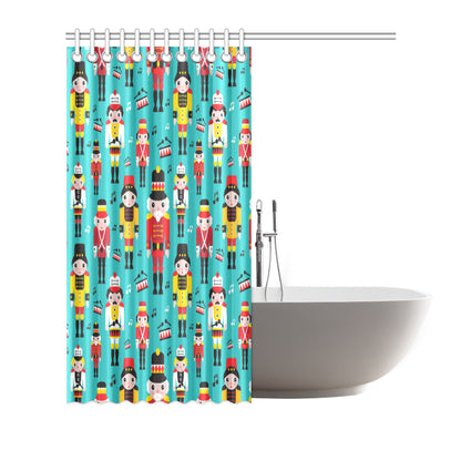 Nutcracker Pattern Print Design A03 Shower Curtain