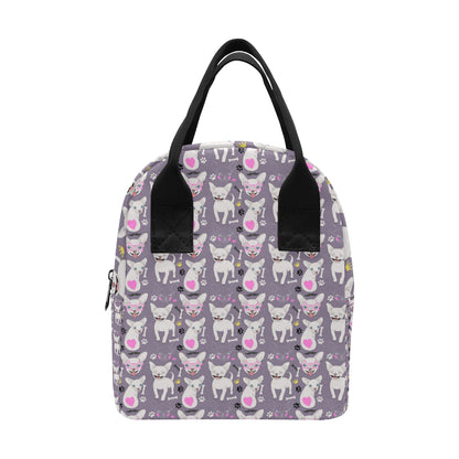 Chihuahua Happy Pattern Insulated Lunch Bag