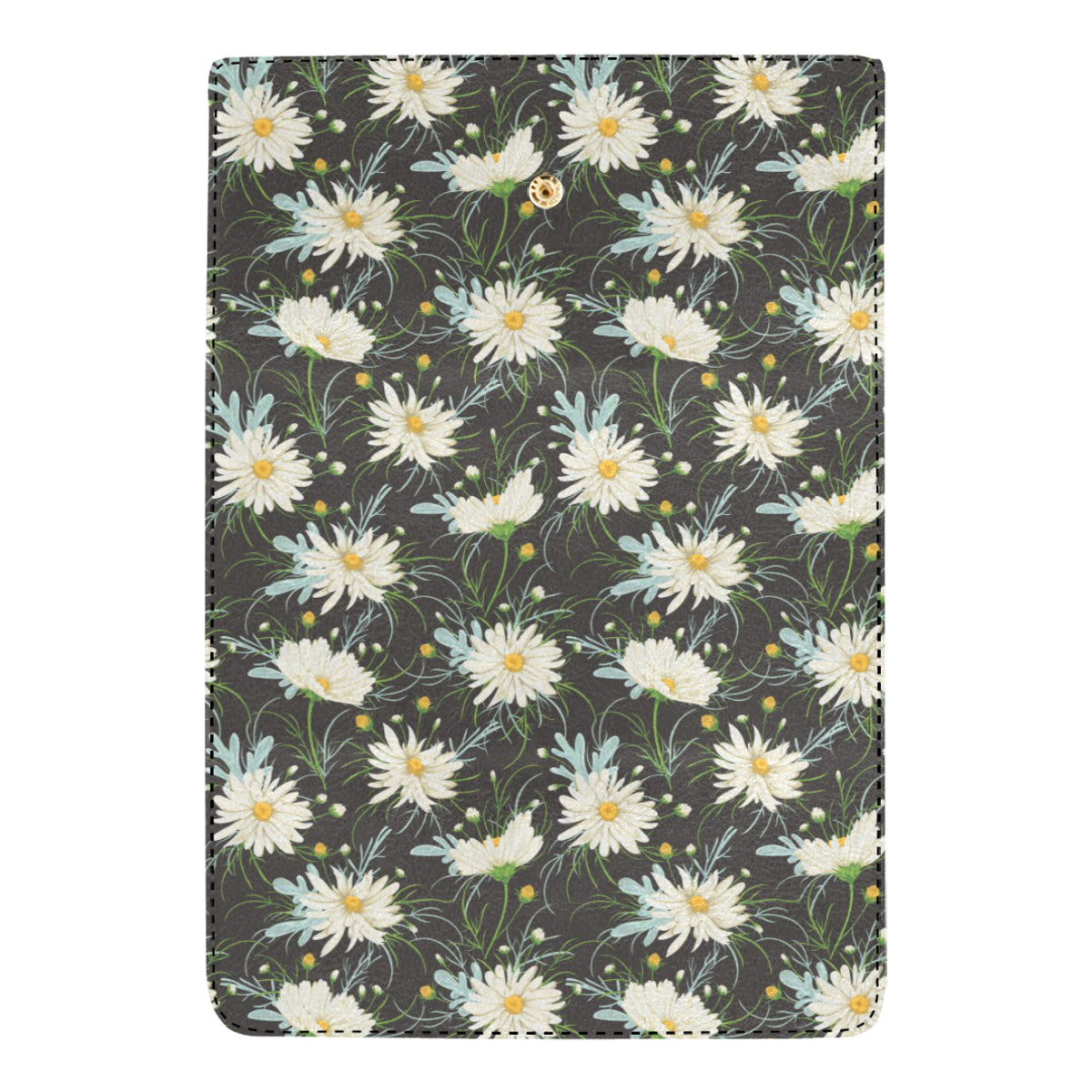 Daisy Pattern Print Design DS08 Women's Trifold Wallet