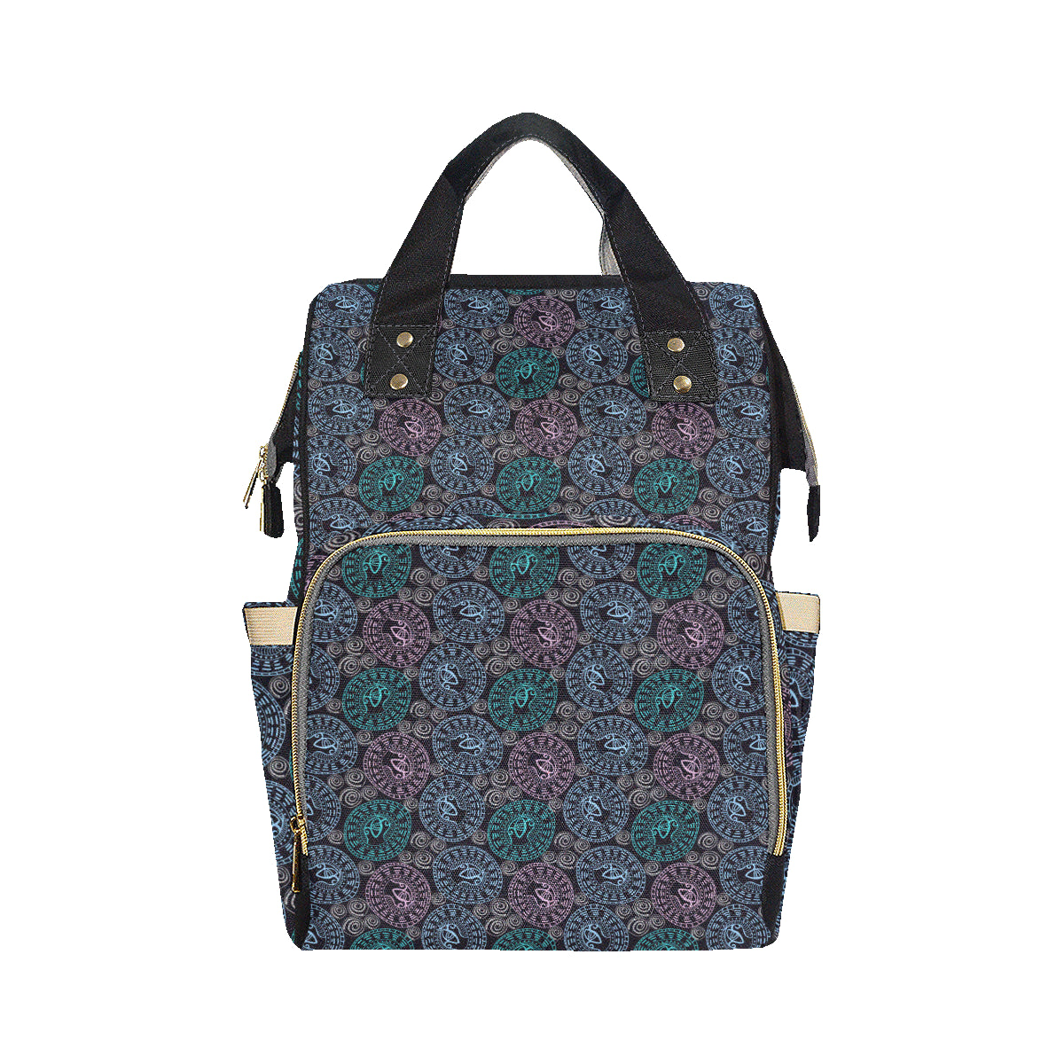 Eye of Horus Ethnic Pattern Diaper Bag Backpack