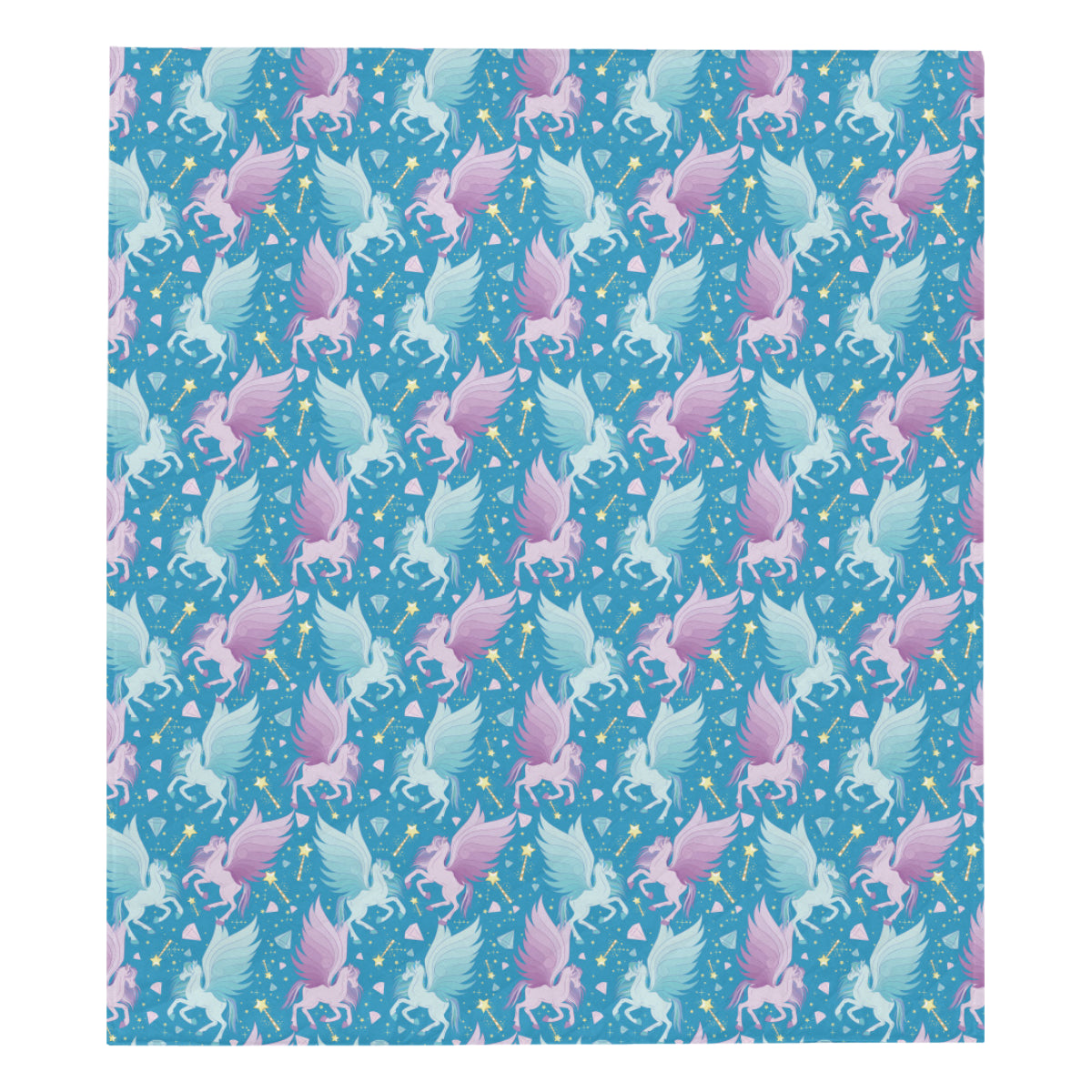 Pegasus Pattern Print Design 04 Premium Quilt