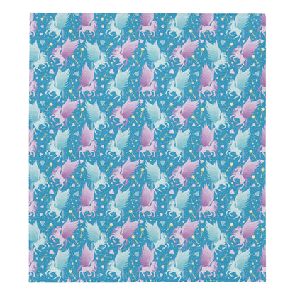 Pegasus Pattern Print Design 04 Premium Quilt