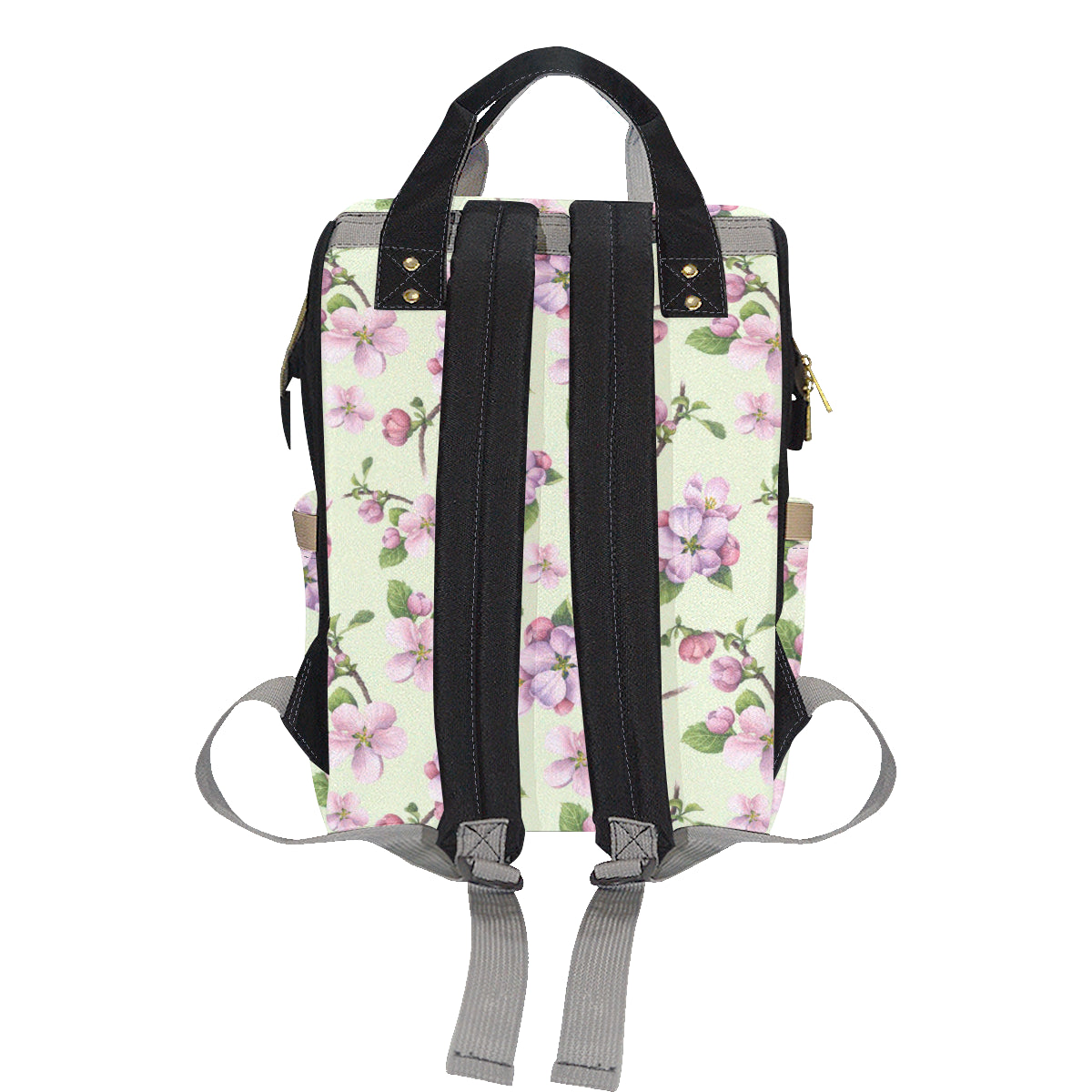 Apple blossom Pattern Print Design AB05 Diaper Bag Backpack