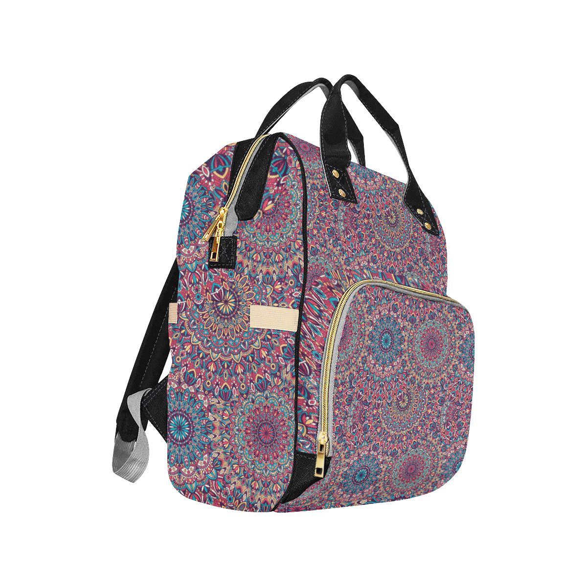 Boho Pattern Print Design 05 Diaper Bag Backpack