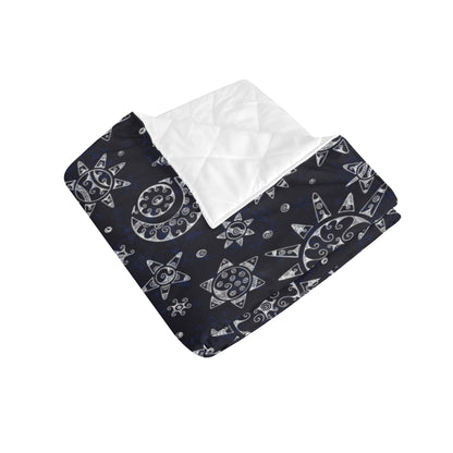 Sun Moon Pattern Premium Quilt