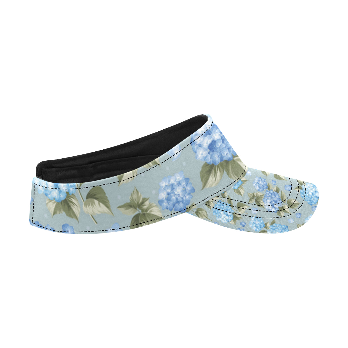 Hydrangea Pattern Print Design 01 Unisex Sun Visor