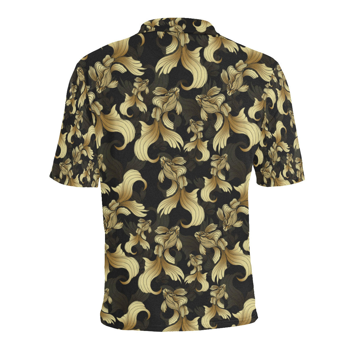 Goldfish Pattern Print Design 02 Men Polo Shirt