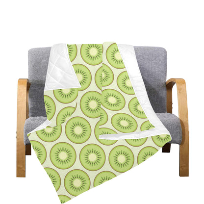 Kiwi Pattern Print Design KW02 Premium Quilt