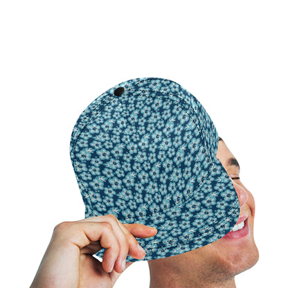 Hibiscus Flower Hawaiian Themed Snapback Cap