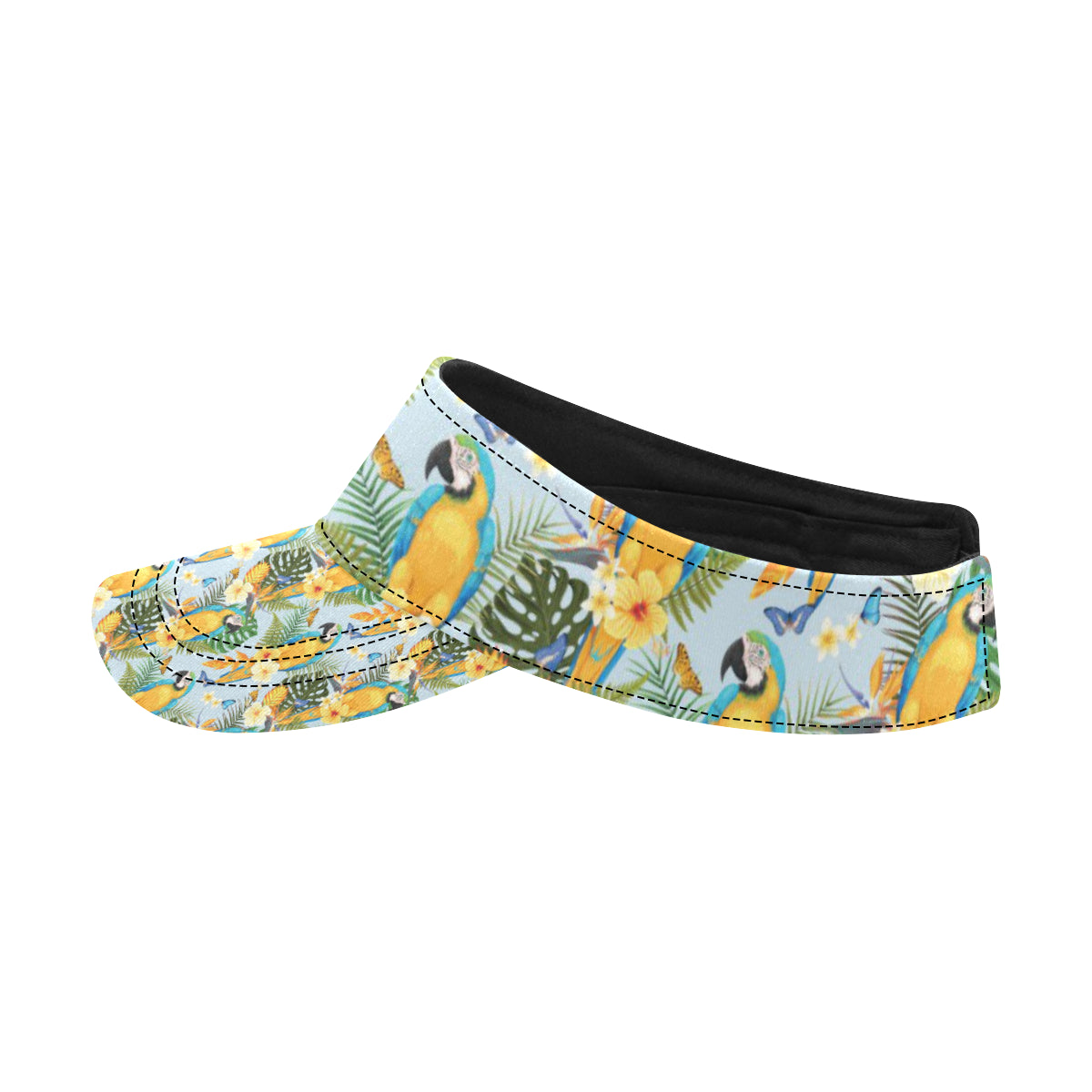 Parrot Pattern Print Design A04 Unisex Sun Visor