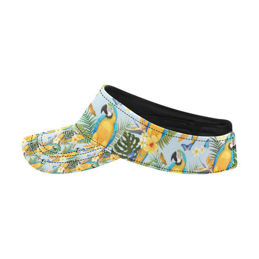 Parrot Pattern Print Design A04 Unisex Sun Visor