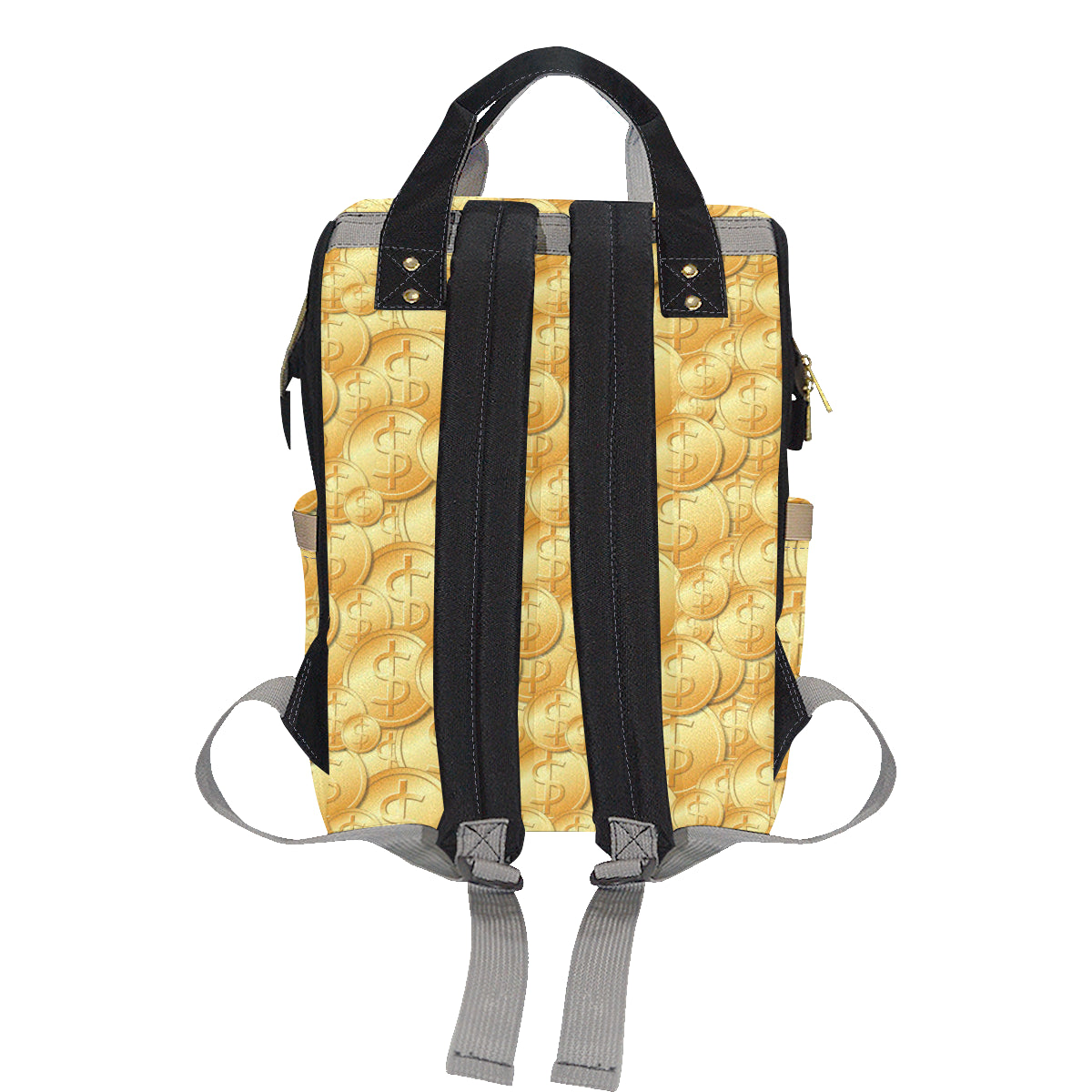 Dollar Pattern Print Design DO03 Diaper Bag Backpack