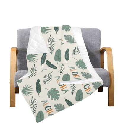 Aloha Hawaii Pattern Print Design 05 Premium Quilt