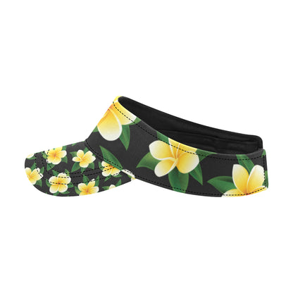 Plumeria Pattern Print Design A03 Unisex Sun Visor