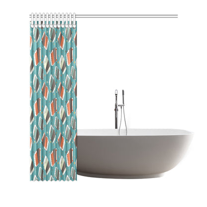 Accordion Pattern Print Design 02 Shower Curtain