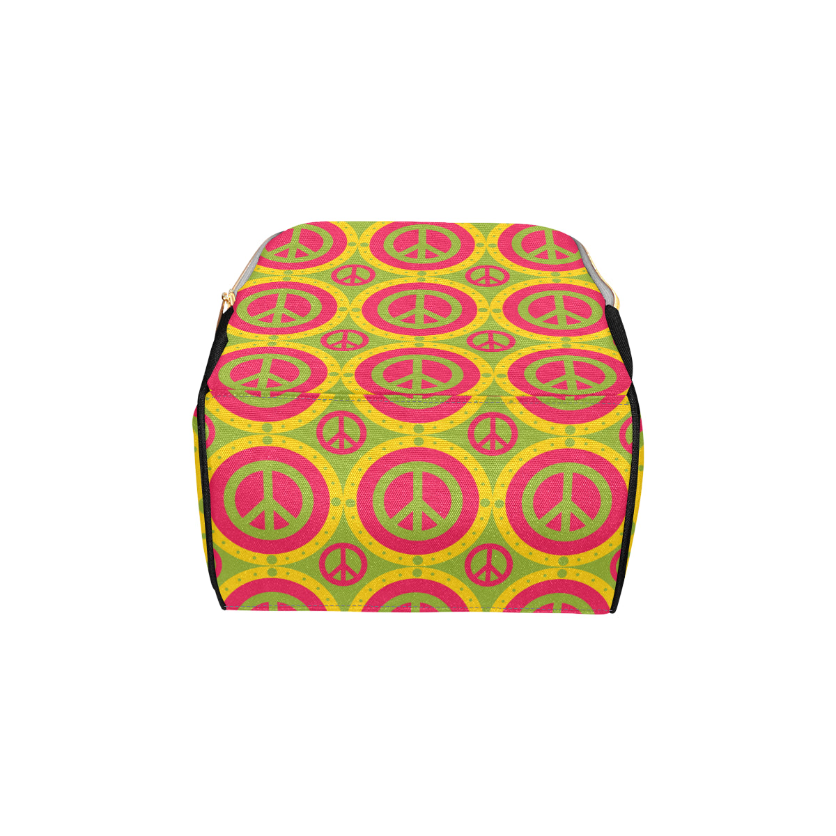 Peace Sign Pattern Print Design A01 Diaper Bag Backpack