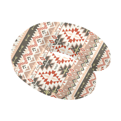Aztec Pattern Print Design 05 U-Shaped Travel Neck Pillow