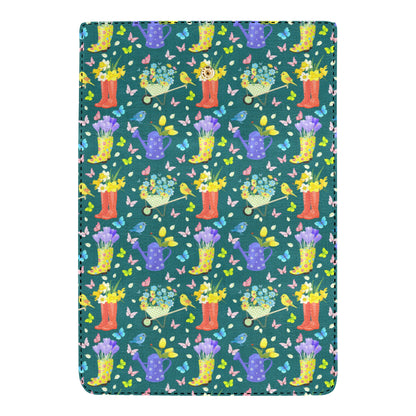 Gardening Pattern Print Design G08 Women's Trifold Wallet