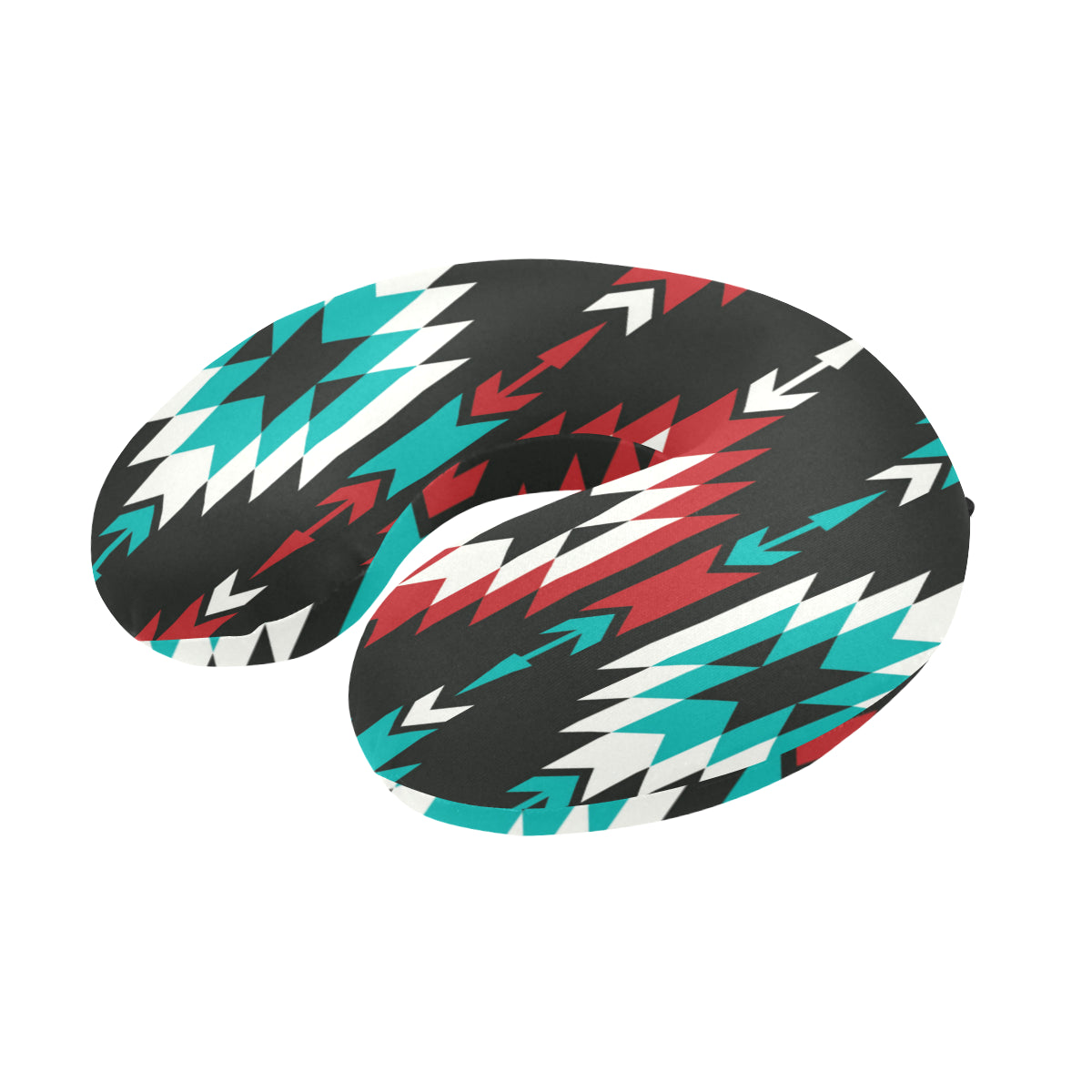 Native Pattern Print Design A08 U-Shaped Travel Neck Pillow