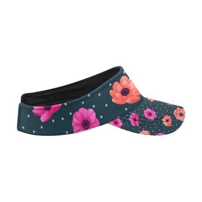 Anemone Pattern Print Design AM08 Unisex Sun Visor
