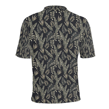 Banana Leaf Pattern Print Design 07 Men Polo Shirt