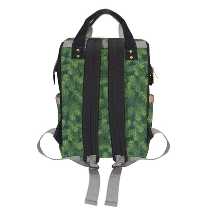 Christmas Tree Pattern Print Design 02 Diaper Bag Backpack