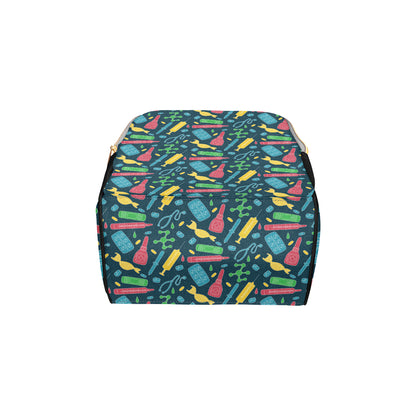 Phlebotomist Pattern Print Design A03 Diaper Bag Backpack